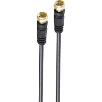 Shiverpeaks BS80097-G-128CP-S Koaxialkabel 7,5 m F Schwarz