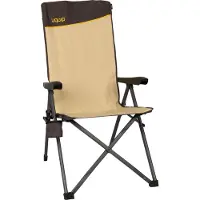 Uquip - Campingstuhl mit hoher Rückenlehne - Justy XL Boulder - Beige