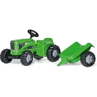 Rolly Toys Kiddy Futura grün Kid Trailer Trettraktor, Maße: 134x47x49 cm; 62 000 5