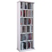 VCM CD / DVD Möbel Vetro - Schrank / Regal in 7 Farben: weiß