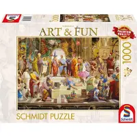 Schmidt Puzzle Die Schule von Athen 2024 - 1000 Teile Jigsaw