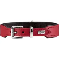 Hunter Niq Basic Crupon Dog Collar Rot 37 cm