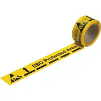 WOLFGANG WARMBIER Bodenmarkierungsband, ESD, Rollenlänge 66 m, 70 µm, nicht ableitfähig