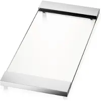 DECOR WALTHER Seifenschale Groß Chrom Klar Glas