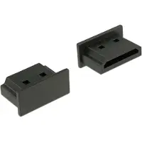 DeLOCK Staubschutz f. HDMI-A-Buchse o.Griff 10St. schwarz