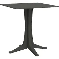 Dmora PROGARDEN Tisch Ponente 70 x 70 cm anthrazit quadratisch