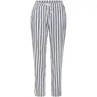s.Oliver Pyjamahose mehrfarbig Gr. 40/42 für Damen. Mit Bindeband, Allover-Druck. Basic. Nachhaltig.