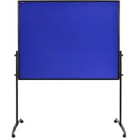 Legamaster Moderationswand PREMIUM PLUS mobile, Textil, blau