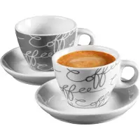 Ritzenhoff & Breker CORNELLO Espresso Set grau 4-teilig