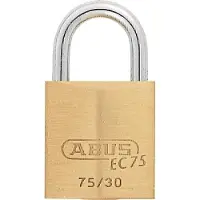 ABUS Zylindervorhangschloss 75/30 gl.-7341 Schlosskörperbreite 30 mm Messing gleichschliessend