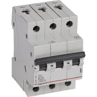 Legrand 419171 RX3 Leitungsschutzschalter B-Charakteristik, 25A, 3-polig, 6kA, 400VAC, 3TE