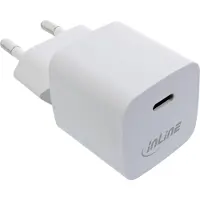 InLine USB Netzteil Ladegerät Single USB-C, 33W, weiß, Drinnen, AC, 11 V, Weiß