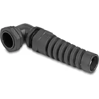 DeLOCK 60589 gewinkelt Kunststoff Schwarz 1 St.