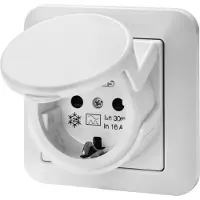 Gewiss FI-Sicherheitssteckdose RCD FI A 16A 30mA IP44 GW95524