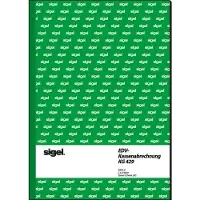 Sigel Kassenbuch EDV Steuerscheine 300 KG429, DIN A4 hoch, 2 x 50 Blatt