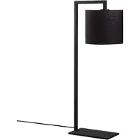 Opviq , Industrielle Tischlampe mit Metallkörper, Schwarz, 27 x 20 cm, Höhe: 65 cm, E27 Fassung, 40 W max, IP20, 200 cm Kabel mit Schalter | Stilvolles Design für jedes Zuhause.