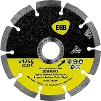 EGB DiamantTrennscheibe 125mm Schwarz