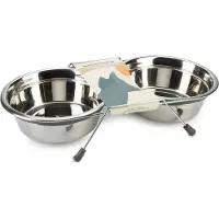 Beeztees Lumara RVS Deluxe Futterset - 11 cm