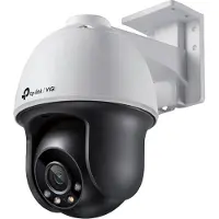 TP-LINK VIGI 4MP Outdoor Full-Color Pan Tilt Netzwerkkamera, IP-Sicherheitskamera, Innen & Außen, Kabelgebunden, RCM, BSMI, VCCI, NTRA, KC, Decke/Wand, Schwarz, Weiß