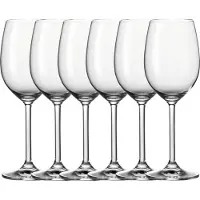 Leonardo HOME Daily Weißweinglas, Glas, 6 Stück