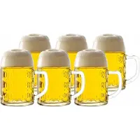 Stölzle Bierkrug "Bierkrüge Kaiser 0,5 Liter 6er Set transparent"