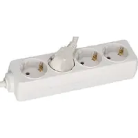 Eltric 4-fach Steckdosenleiste 5m weiss