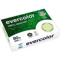 Clairefontaine Kopierpapier EVERCOLOR, farbig, DIN A4, 80 g/m², hellgrün, 500 Blatt