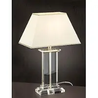 Orion Tischlampe Veronique, creme / amber, für Wohn- / Esszimmer, Kristall, Tischlampe