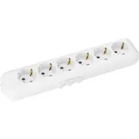 Panasonic 6-fa.Steckdosenleiste weiss WLTB04602WH-EU1