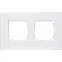 EGB V55251299 V55 Glasrahmen 2fach reinweiss