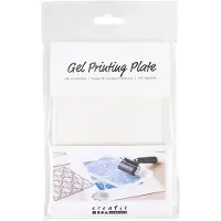 Creativ Company Gel Druckplatte Monoprint 12,7x17,8x1 cm Transparent