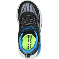 SKECHERS Junge Flex Glow Bolt Sneaker Schwarz