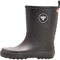 Hummel Rubber Boot Jr Kinder Gummistiefel Regenstiefel Stiefel Kinderstiefel wasserdicht schwarz 206511-2001, Schuhgröße:29 EU