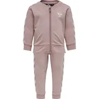 Hummel Sweatset - HMLBille - Pink m. Weiß - - 62 - Sweatsets