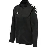 Hummel hmlCORE XK POLY ZIP SWEAT WOMAN, BLACK, L