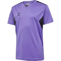 Hummel hmlAUTHENTIC PL JERSEY S/S KID DAHLIA PURPLE/ASPHALT DAHLIA PURPLE/ASPHALT 128