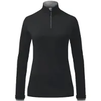 Kjus Skipullover Feel Half Zip Damen Black Dark Dust-Größe 38