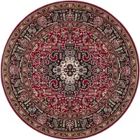 Home Collection Teppich "Skazar Isfahan", rund, 9 mm Höhe, Kurzflor, Orient, Teppich, Vintage, Esszimmer, Wohnzimmer, Flur
