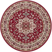 Home Collection Teppich "Parun Täbriz", rund, 9 mm Höhe, Kurzflor, Orient, Teppich, Vintage, Esszimmer, Wohnzimmer, Flur