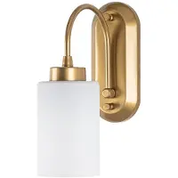 Opviq , Hemikilo- Hemikilo FLG, Gold, Wandleuchten, 10 x 21 x 28 cm, Metallkörper