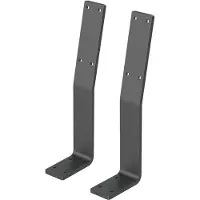 ML-Design | Set mit 2 Rückenlehnenhalterungen Alex Grijs Staal 10x5x34.5 cm | NADUVI