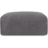 SIA Home Sitzkissen MYRA Strukturierter Samt Grau 75cm
