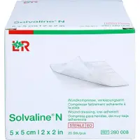 Lohmann & Rauscher SOLVALINE N Kompressen 5x5 cm steril 25 St.