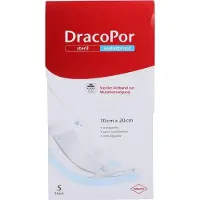 Dräco Dracopor waterproof Wundverband 10x20 cm steril 5 St Verband
