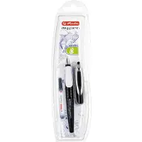 Herlitz MY.PEN HERLITZ FOUNTAIN PEN FOR LEFT HANDED M 10999803 BLACK/WHITE