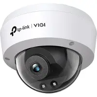 TP-LINK VIGI 4MP IR Dome Netzwerkkamera, 4mm Linse, IP-Sicherheitskamera, Innen & Außen, Kabelgebunden, CE, BSMI, VCCI, ONVIF, Decke/Wand, Schwarz, Weiß