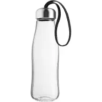 Eva Solo Trinkflasche Urban To Go Glas Schwarz 0,5L