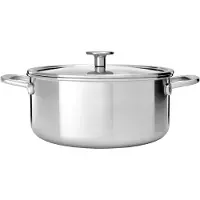 KitchenAid CC003259-001, 3,1 l, Edelstahl, Edelstahl, Keramik, Elektro, Gas, Halogen, Induktion, Versiegelte Platte, Edelstahl, Edelstahl