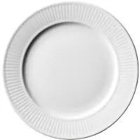 Pillivuyt Plissé Teller flach Ø 22 cm Weiß