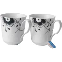Royal Copenhagen 38 cl - Porcelaen - Sort/hvid